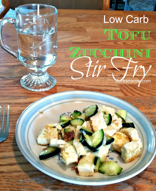 Low Carb Tofu Recipes
 Quick Low Carb Tofu Zucchini Stir Fry Recipe Ducks n a Row