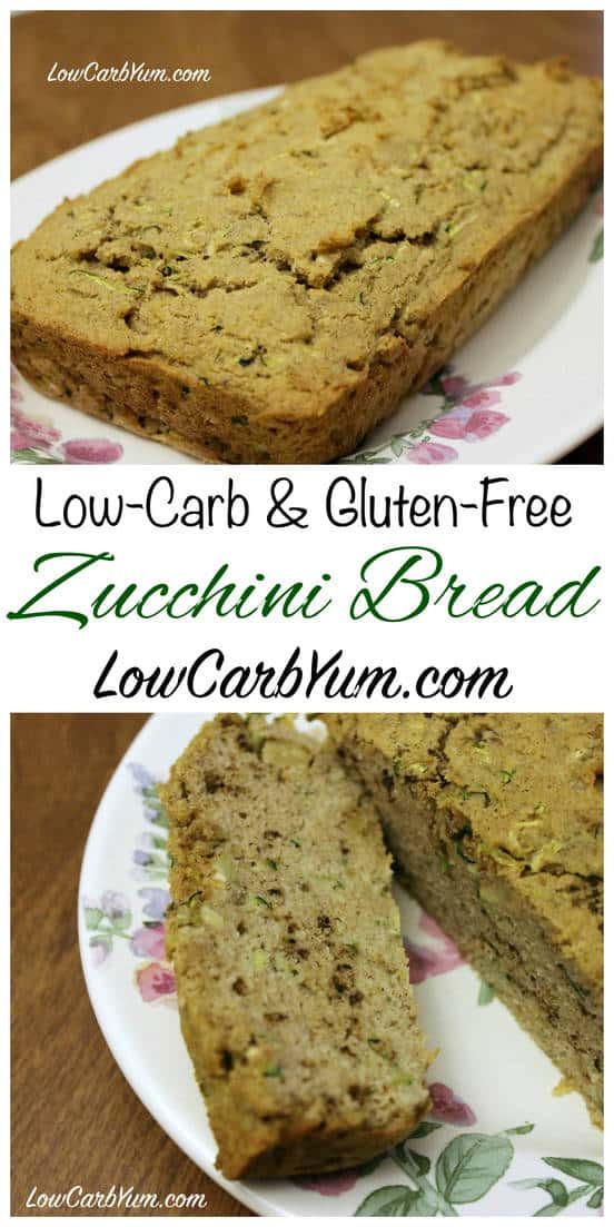 Low Carb Zucchini Bread
 Low Carb Zucchini Bread Gluten Free