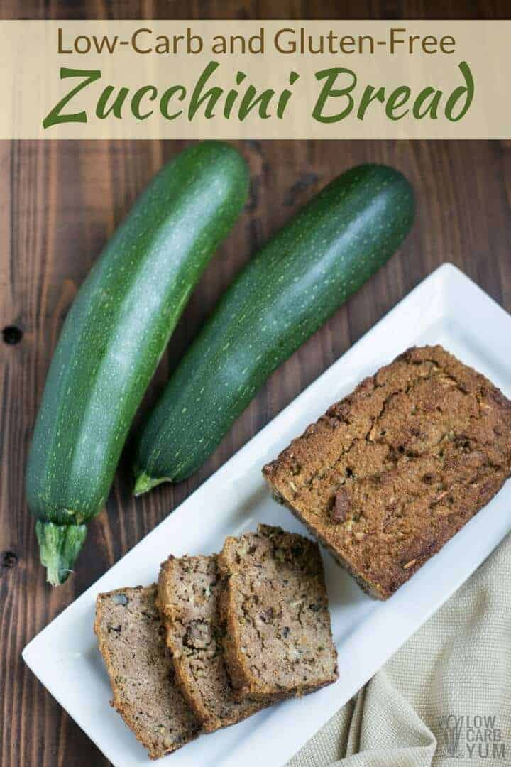 Low Carb Zucchini Bread
 Low Carb Zucchini Bread Gluten Free