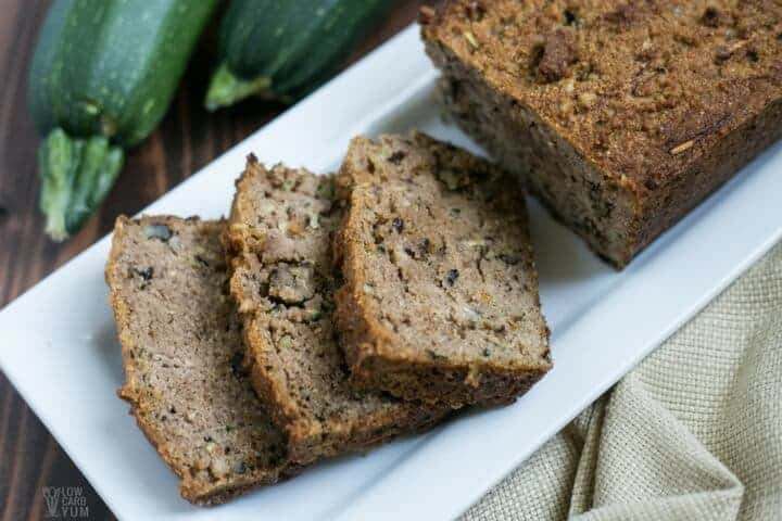 Low Carb Zucchini Bread
 Low Carb Zucchini Bread Gluten Free