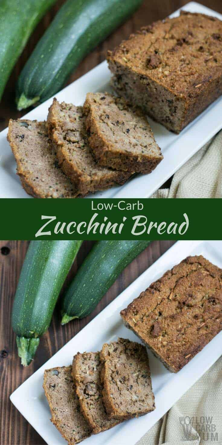 Low Carb Zucchini Bread
 Low Carb Zucchini Bread Gluten Free