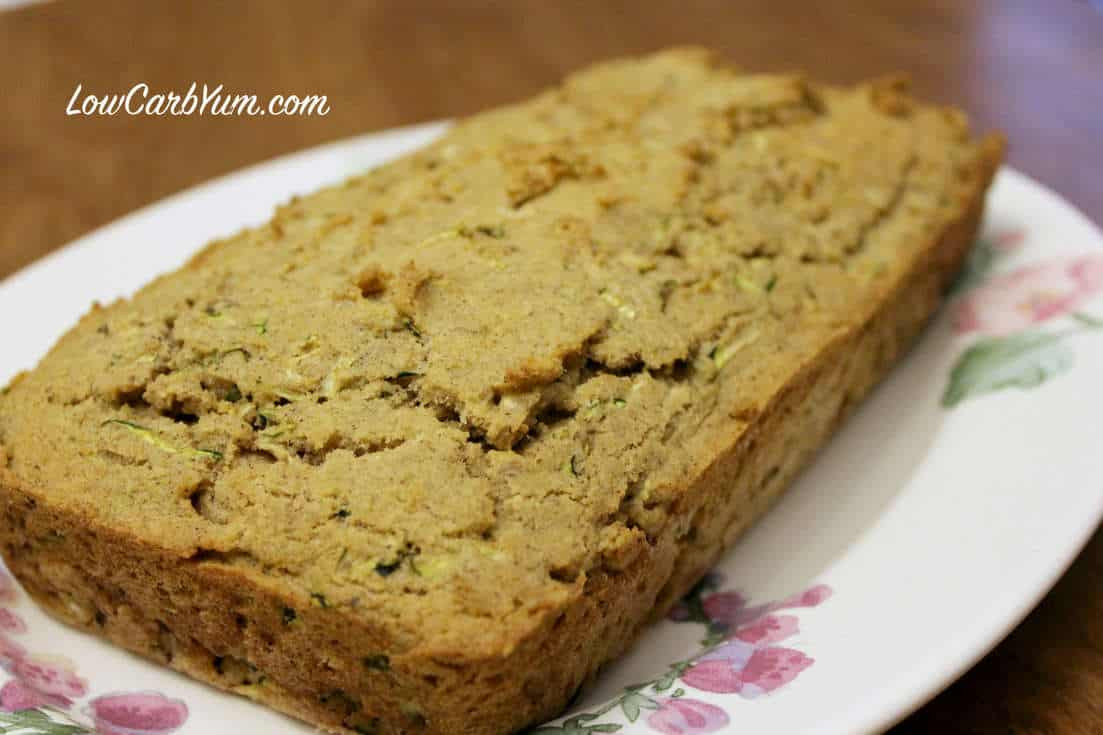 Low Carb Zucchini Bread
 Low Carb Zucchini Bread Gluten Free