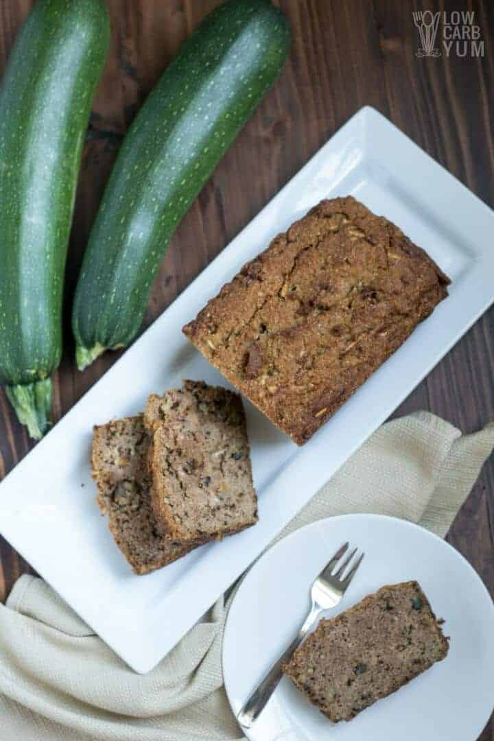 Low Carb Zucchini Bread
 Low Carb Zucchini Bread Gluten Free