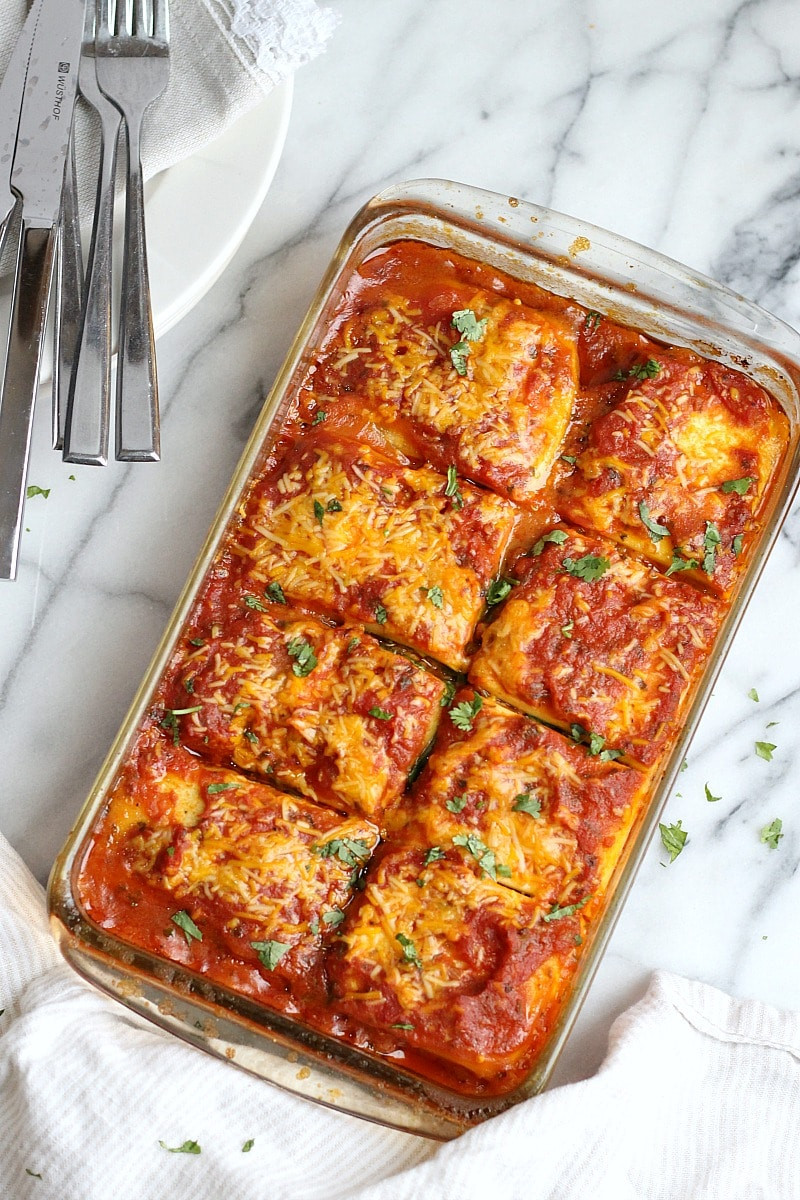 Low Carb Zucchini Lasagna
 Low Carb Ve arian Zucchini Lasagna