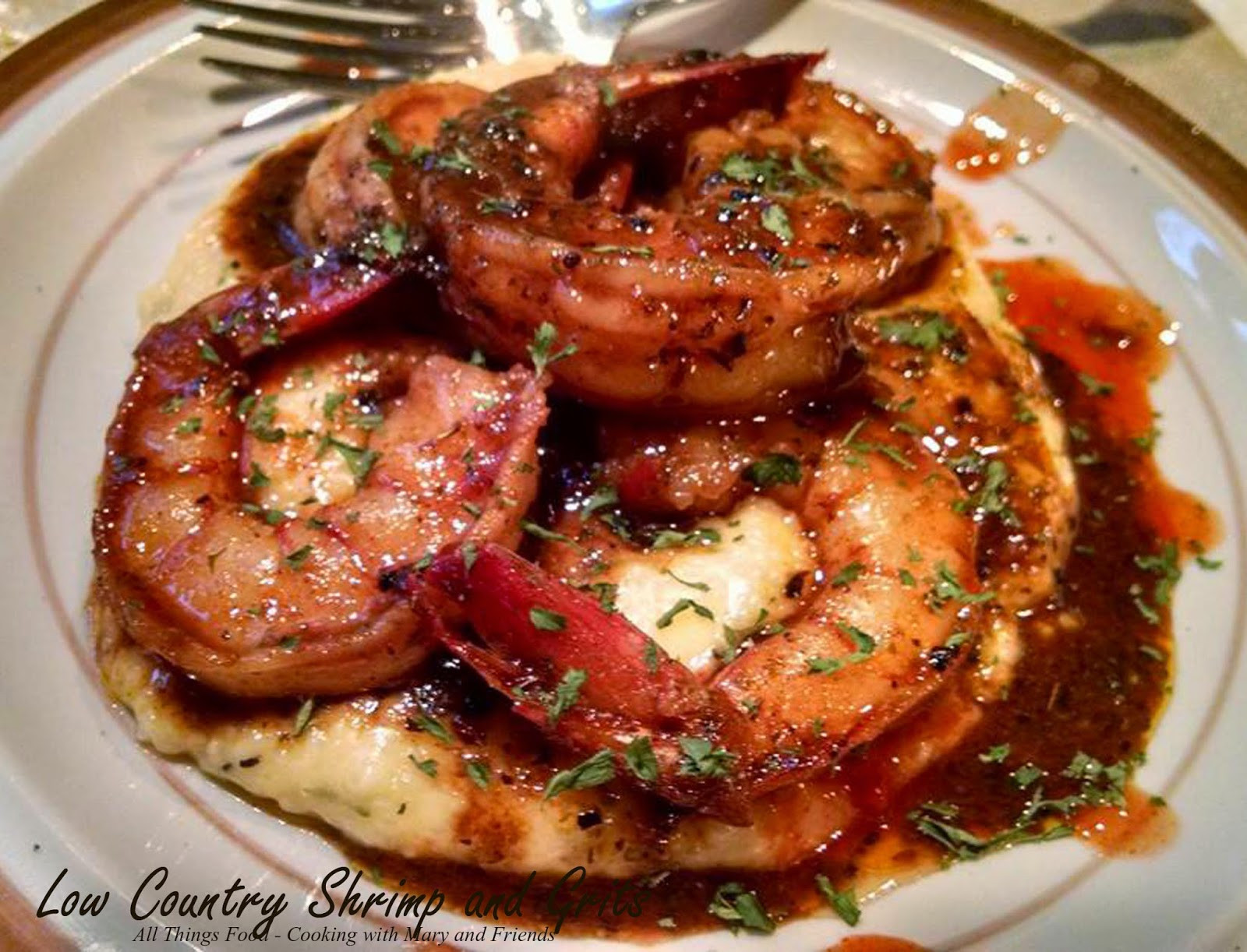 Low Country Shrimp And Grits
 Cooking With Mary and Friends Low Country Shrimp and Grits
