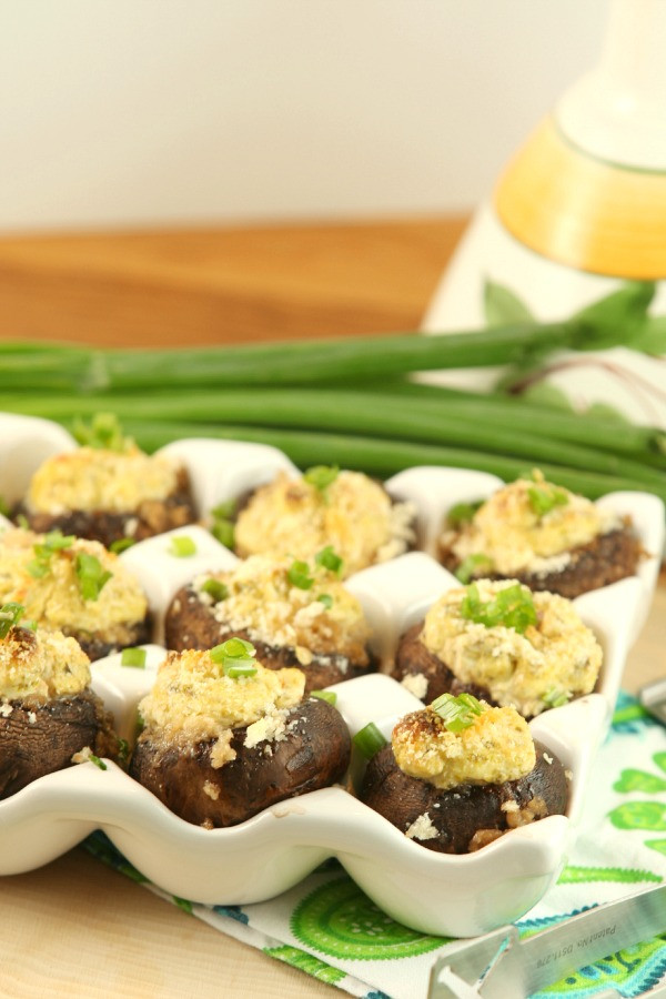 Low Fat Appetizers
 Jalapeno Popper Stuffed Mushrooms Low Calorie Low Fat