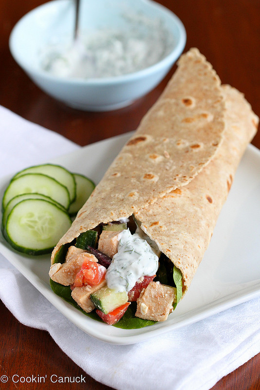 Low Fat Chicken Salad
 Low Fat Greek Chicken Salad Wrap Recipe