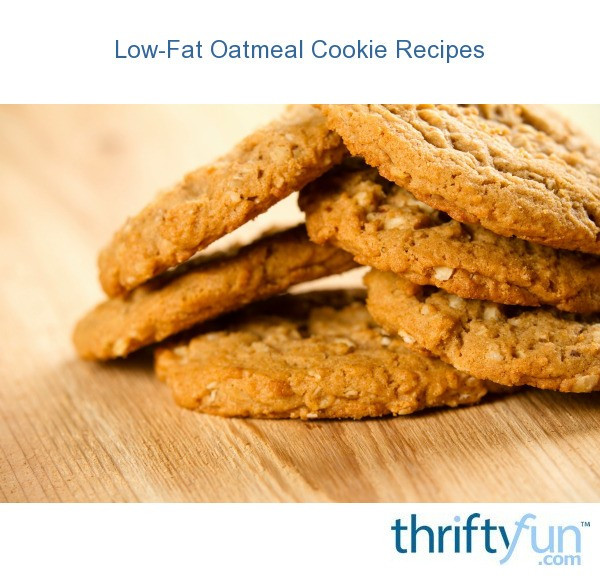 Low Fat Cookie Recipes
 oatmeal cookies fancy1