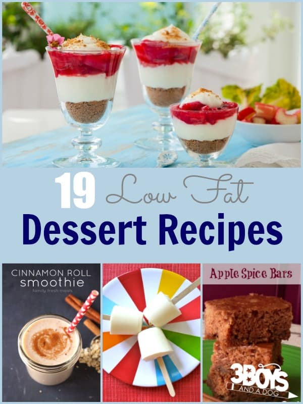 Low Fat Dessert Recipes
 Low Fat Dessert Recipes 3 Boys and a Dog – 3 Boys and a Dog