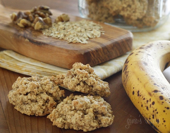 Low Fat Oatmeal Cookies
 Chewy Low Fat Banana Nut Oatmeal Cookies