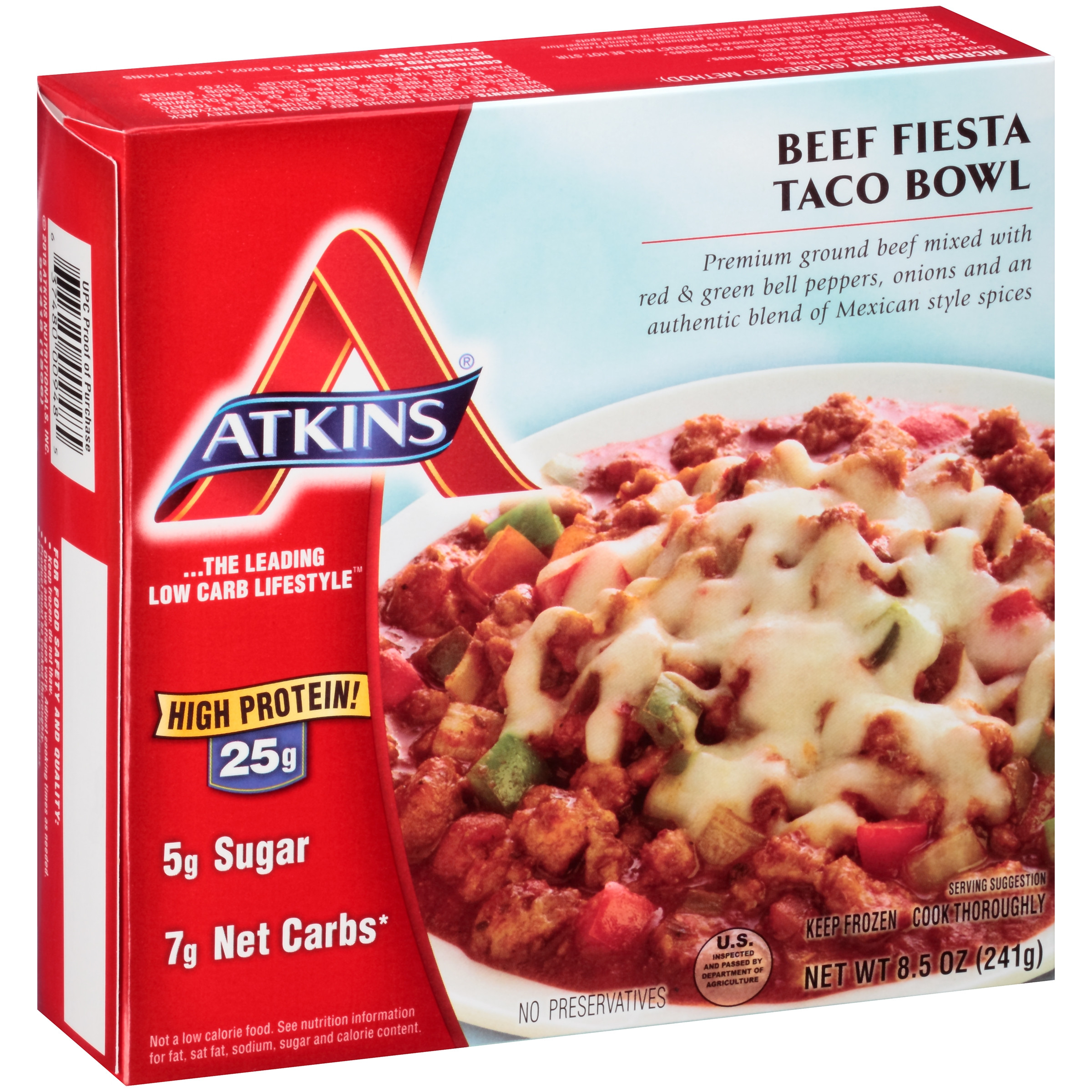 Low Sodium Frozen Dinners
 Atkins Meat Lasagna 9 oz Box Walmart