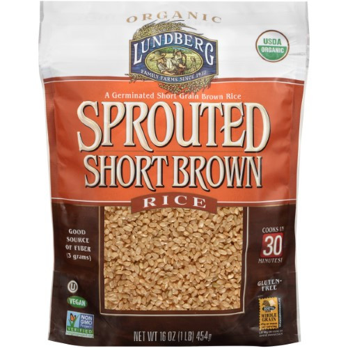 Lundberg Brown Rice
 Lundberg Sprouted Short Brown Rice 1 Pound