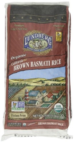 Lundberg Brown Rice
 Lundberg Organic California Brown Basmati Rice 25 Pound