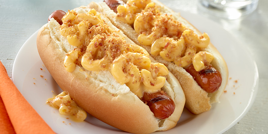 Mac And Cheese And Hot Dogs
 Hormel