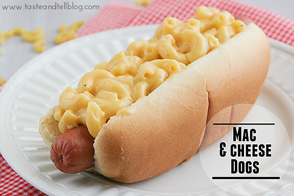 Mac And Cheese And Hot Dogs
 Mac and Cheese Dogs Taste and Tell