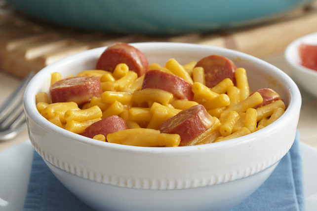 Mac And Cheese And Hot Dogs
 Mac & Cheese Hot Dog Skillet Kraft Recipes