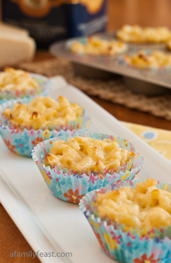 Mac And Cheese Cupcakes
 Mac and Cheese Cupcakes A Family Feast