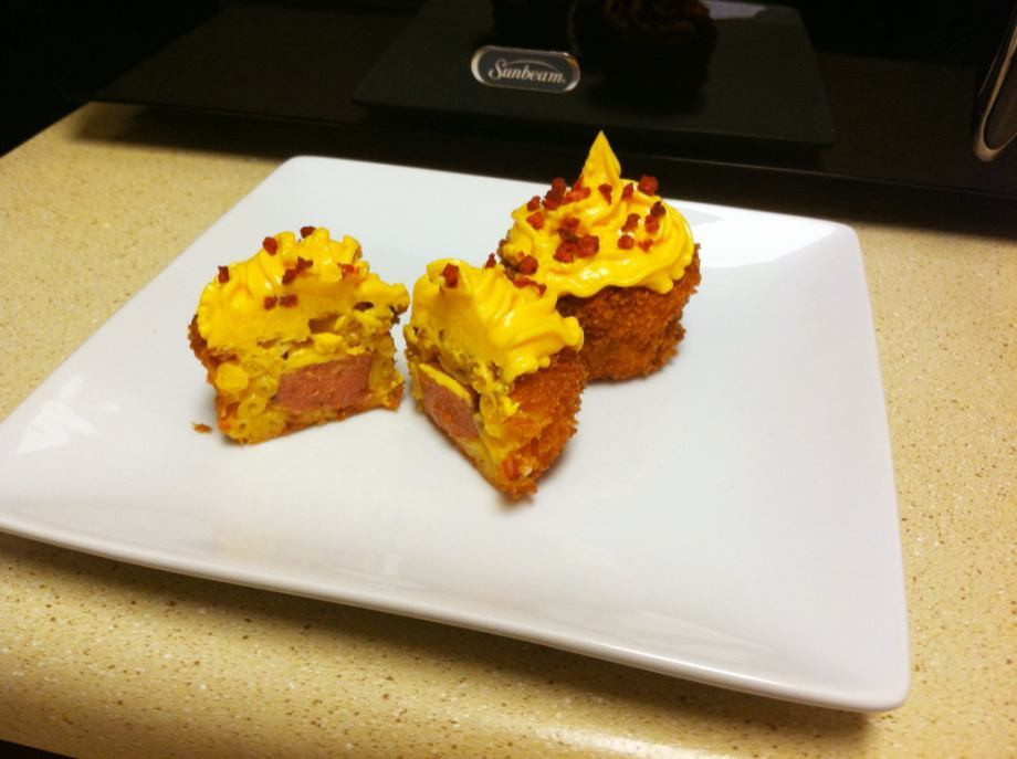 Mac And Cheese Cupcakes
 A Chivette would like to make you Macaroni and Cheese