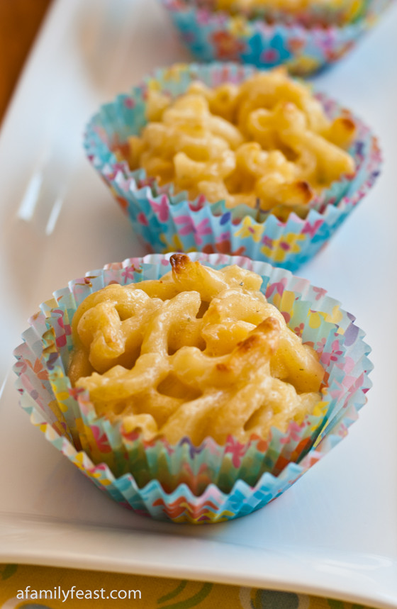 Mac And Cheese Cupcakes
 Mac and Cheese Cupcakes A Family Feast