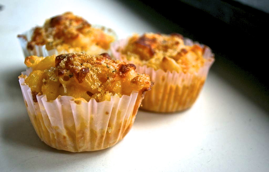 Mac And Cheese Cupcakes
 Macaroni and Cheese Cupcakes