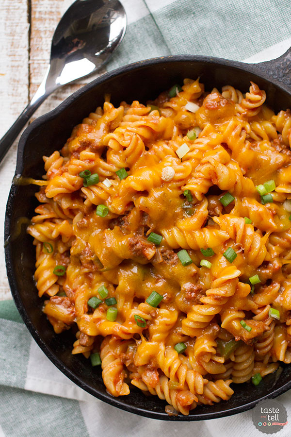 Mac And Cheese Dinner
 Sloppy Joe Mac n Cheese