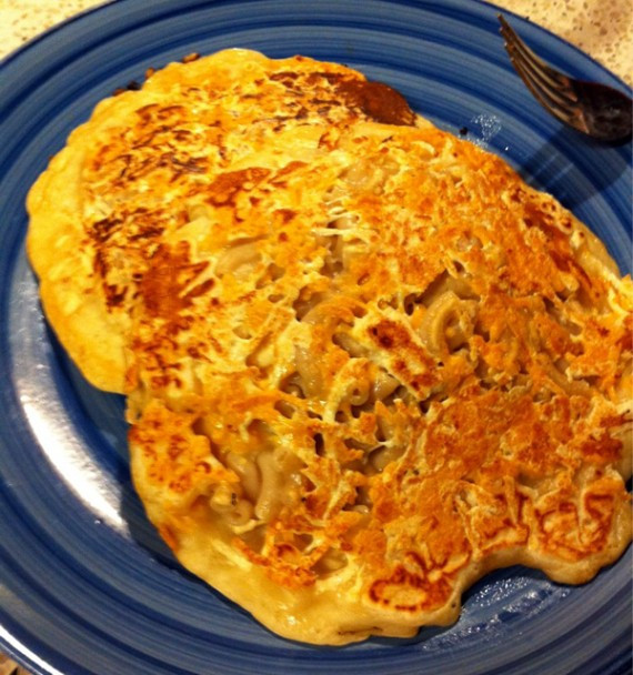 Mac And Cheese Pancakes
 quarrygirl macaroni & cheese