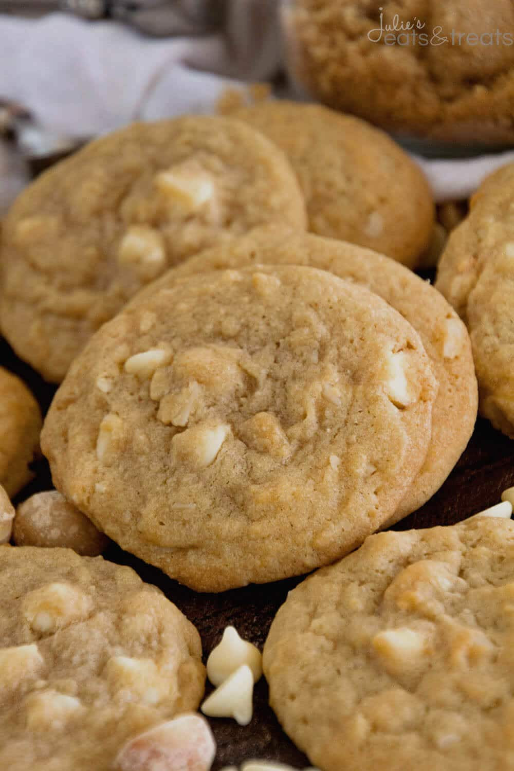 Macadamia Nut Cookies
 White Chocolate Macadamia Nut Cookies Julie s Eats & Treats