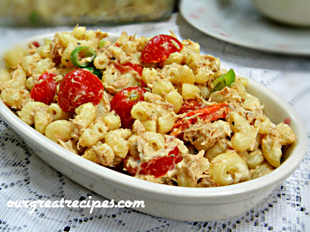 Macaroni Salad With Tuna
 Tuna Macaroni Salad