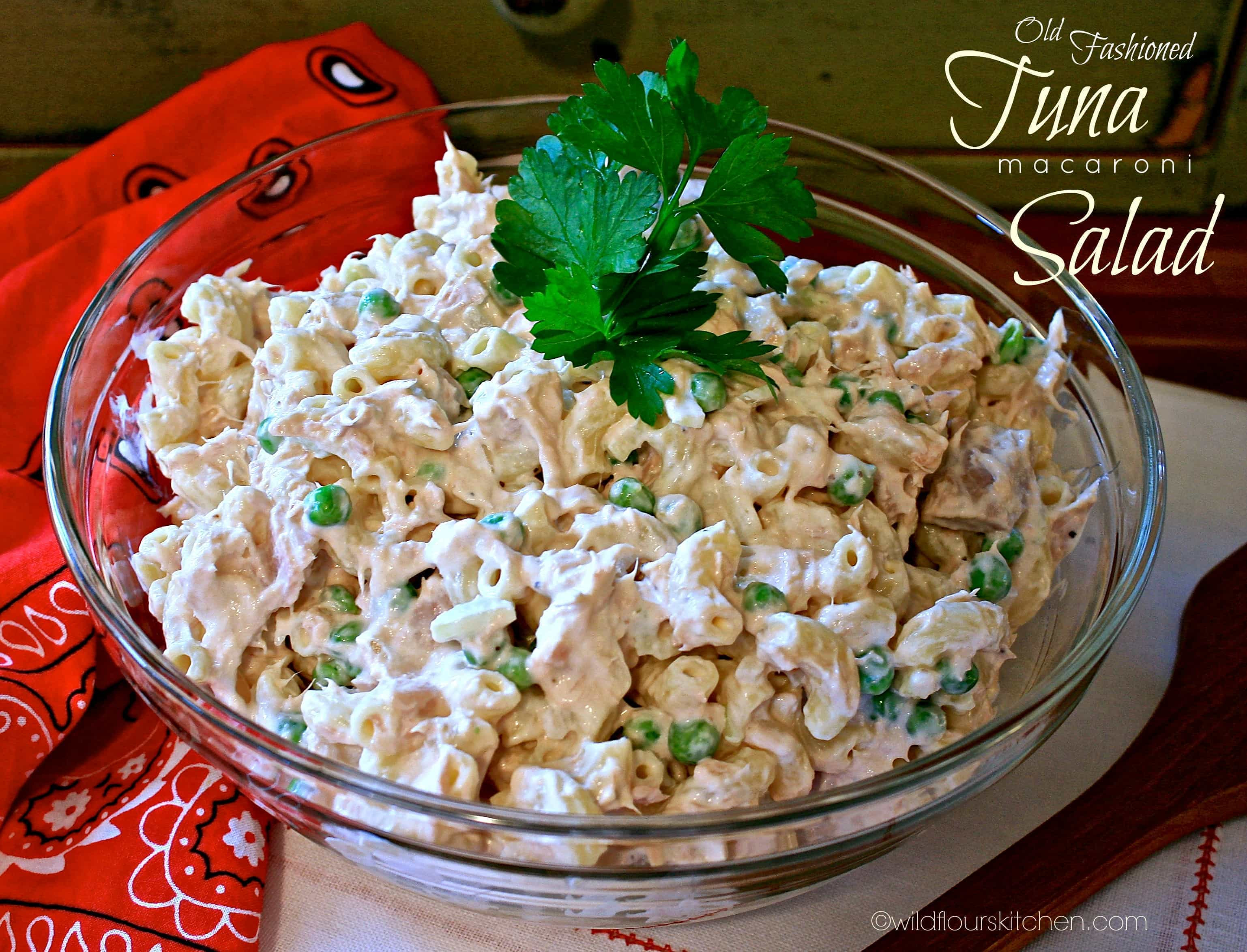 Macaroni Salad With Tuna
 Old Fashioned Tuna Macaroni Salad Wildflour s Cottage