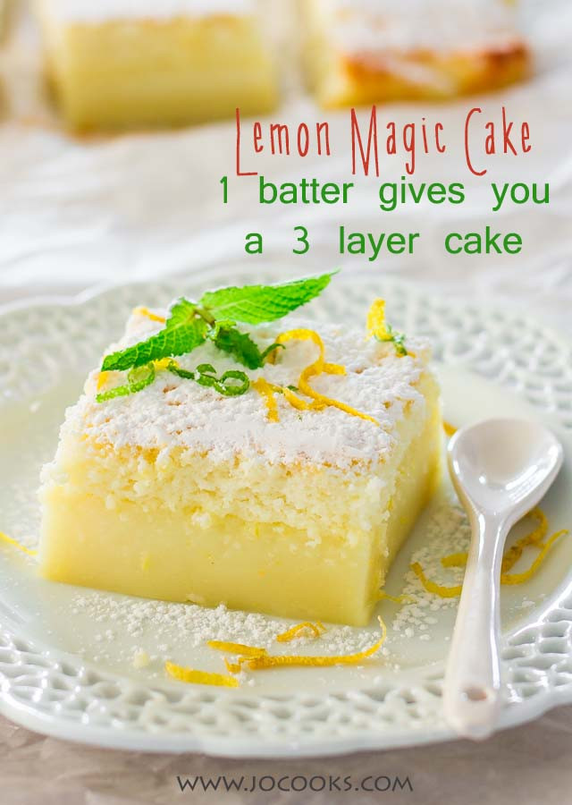 Magic Cake Recipe
 LEMON MAGIC CAKE