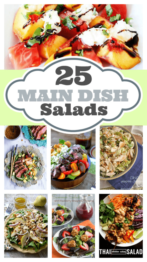 Main Dish Salads
 25 Main Dish Salads your homebased mom