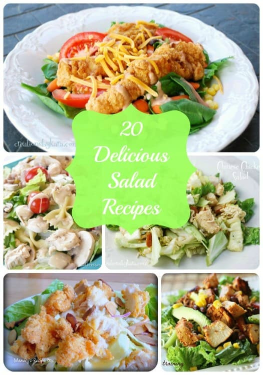 Main Dish Salads
 20 yummy main dish salad recipes