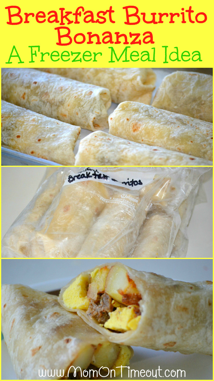 Make Ahead Breakfast Burrito Recipes
 Breakfast Burrito Bonanza A Freezer Meal Idea Mom