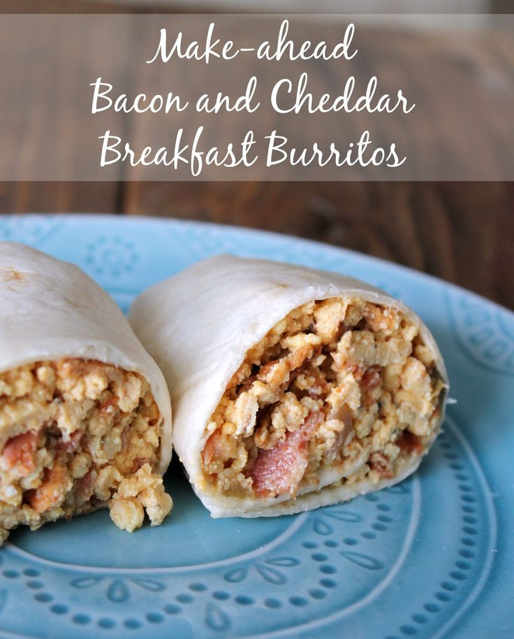 Make Ahead Breakfast Burrito Recipes
 282 best images about Healthy Breakfast Recipes on Pinterest