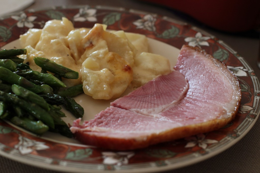 Make Ahead Scalloped Potatoes
 I Won a Smithfield Paula Deen Crunchy Glazed Spiral Sliced