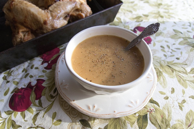 Make Ahead Turkey Gravy
 make ahead turkey gravy