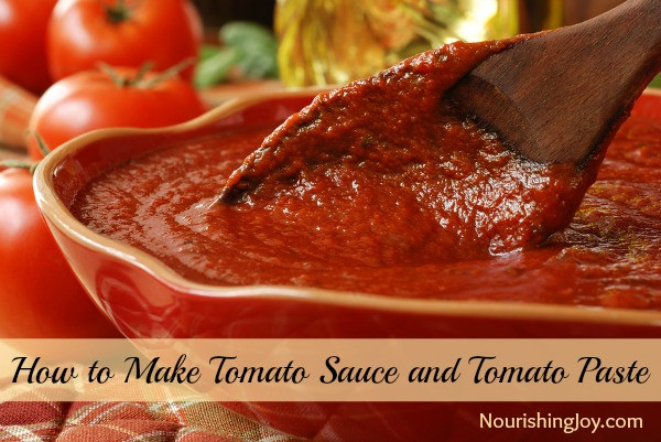 Make Tomato Sauce From Tomato Paste
 How to Make Tomato Sauce and Tomato Paste Nourishing Joy