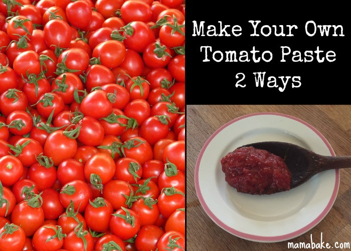 Make Tomato Sauce From Tomato Paste
 Make your own Tomato Paste 2 Ways MamaBake