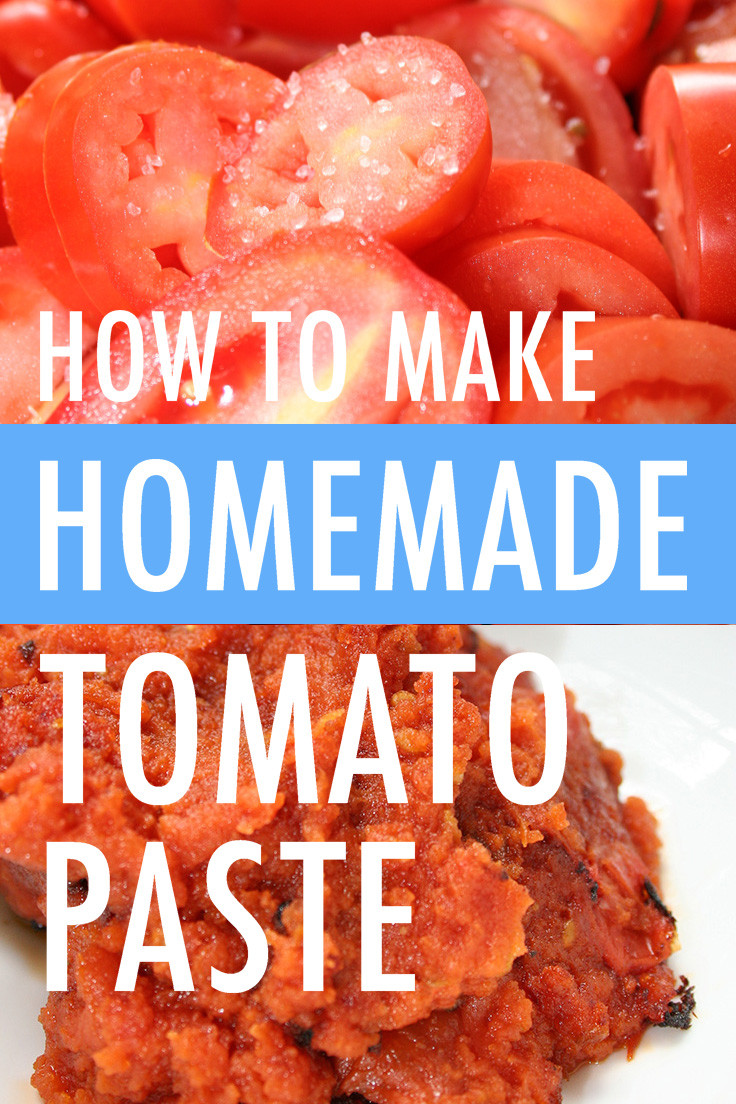 Make Tomato Sauce From Tomato Paste
 How to Make Tomato Paste at Home