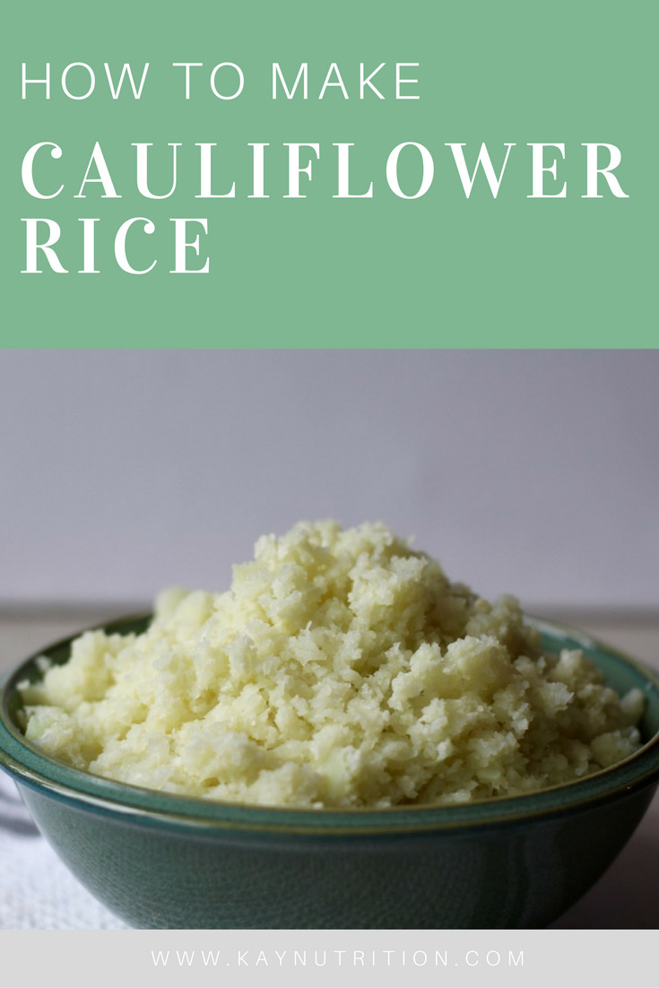 Making Cauliflower Rice
 How to Make Cauliflower Rice Stephanie Kay