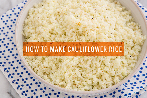 Making Cauliflower Rice
 How To Make Cauliflower Rice