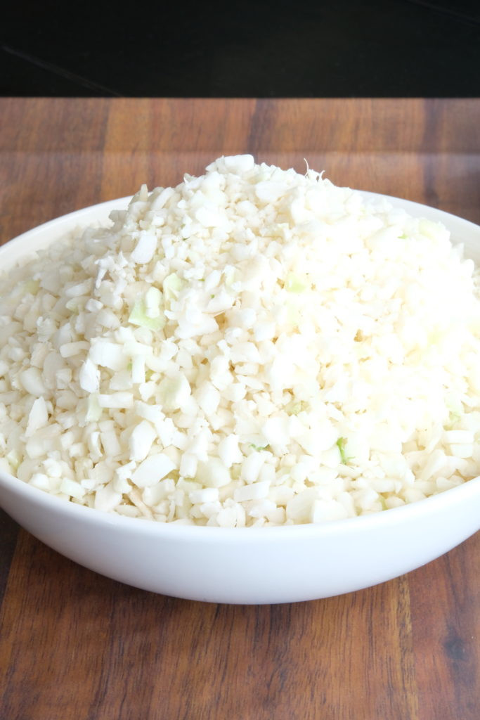 Making Cauliflower Rice
 Healthy Ham Fried Cauli Rice