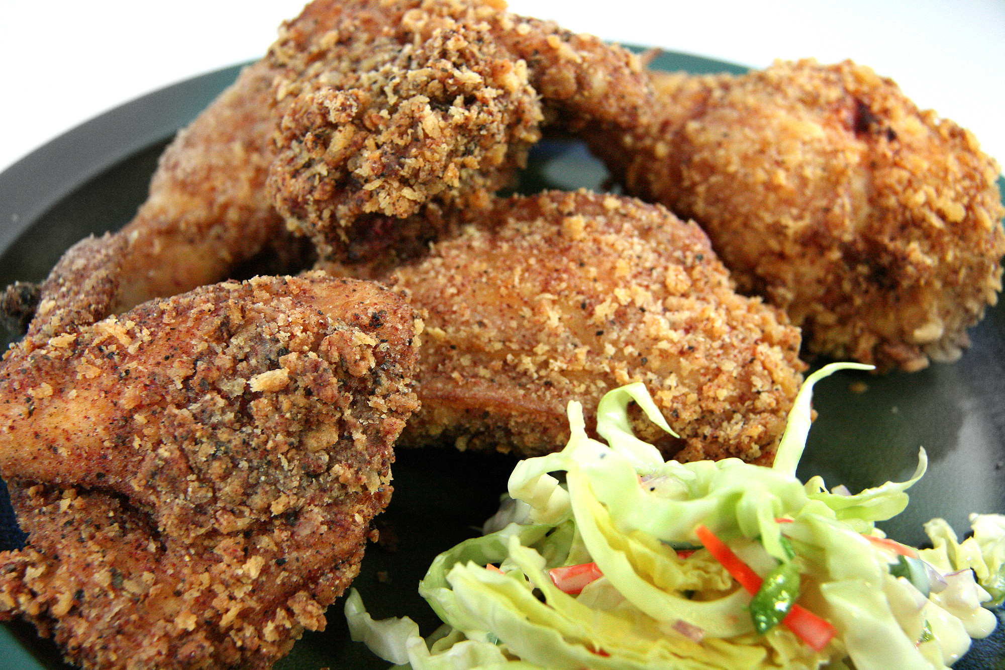 Making Fried Chicken
 How to Make Fried Chicken with Buttermilk and Tarragon 9