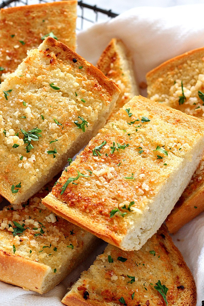 Making Garlic Bread
 Easy Garlic Bread Recipe Crunchy Creamy Sweet