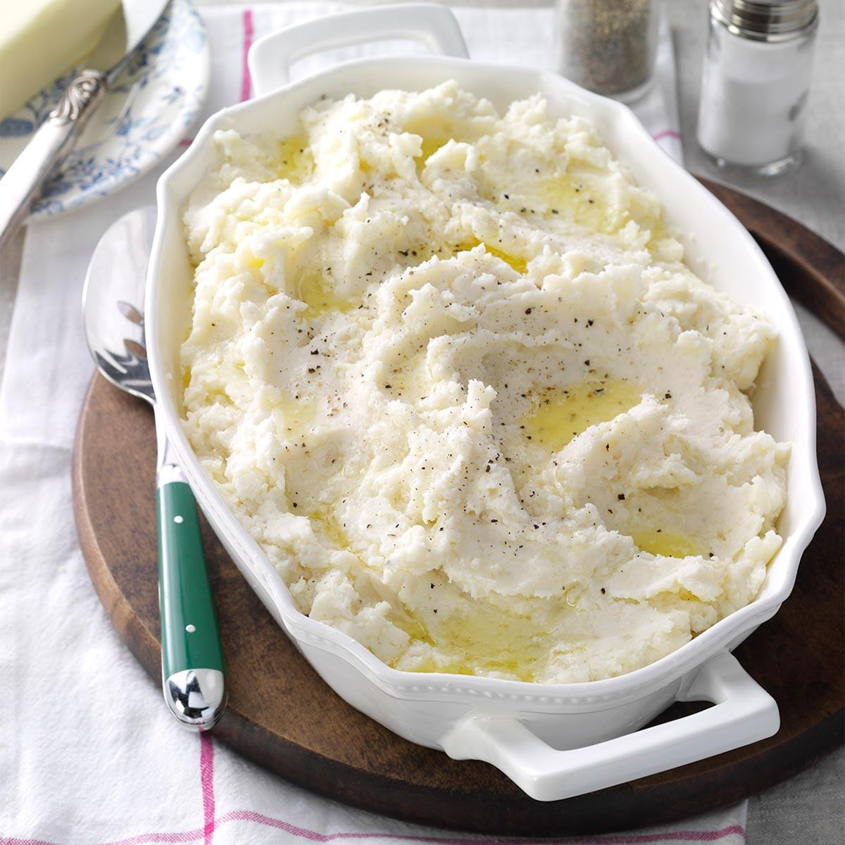 Making Mashed Potatoes
 Classic Make Ahead Mashed Potatoes Recipe