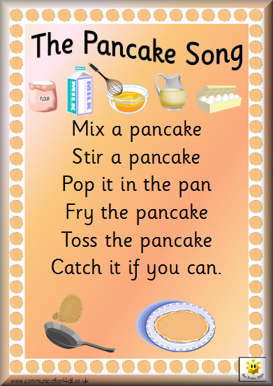 Making Pancakes Song
 PancakeDay