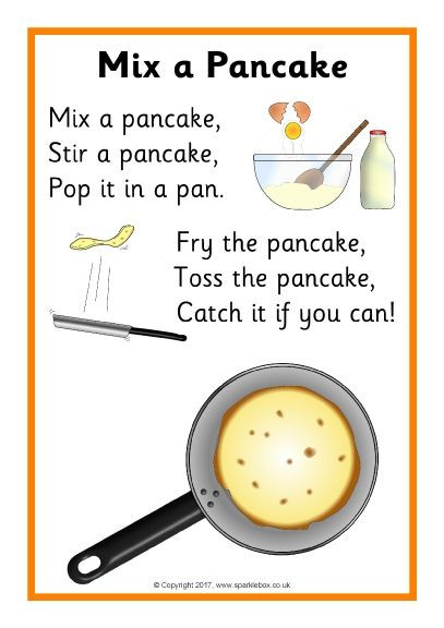 Making Pancakes Song
 Best 25 Nursery rhymes lyrics ideas on Pinterest