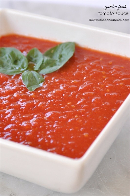 Making Tomato Sauce
 How To Make Fresh Tomato Sauce your homebased mom