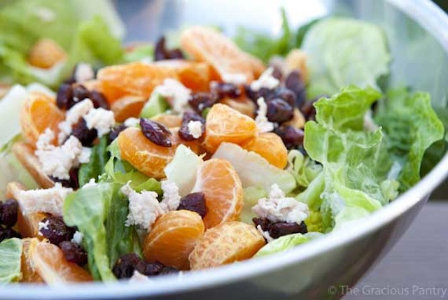 Mandarin Chicken Salad
 6 Simple and Savory Must Try Summer Salads