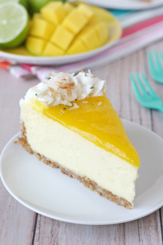 Mango Cheesecake Recipe
 Mango Lime Cheesecake – Glorious Treats